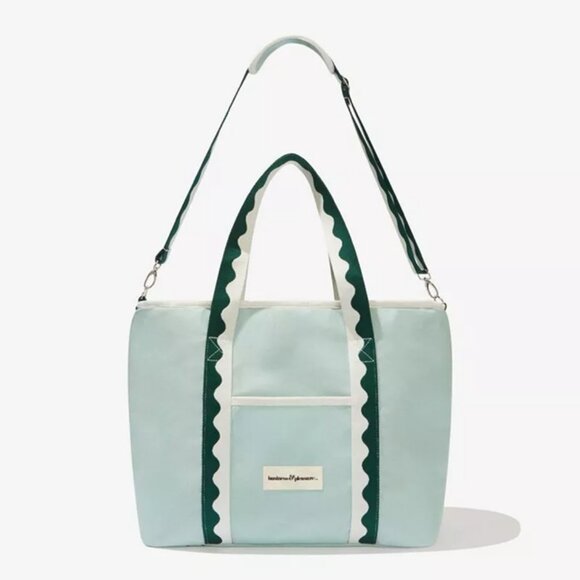 BUSINESS & PLEASURE CO. Cooler Tote Bag  Beach - RIVIE GREEN - New $99 Retail - Picture 5 of 6